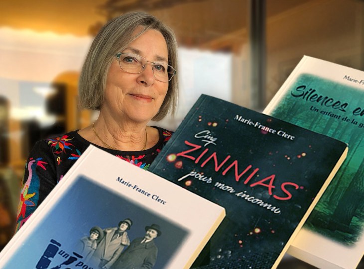 Marie-France Clerc et ses trois romans